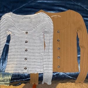 2 Aeropostale button down shirts